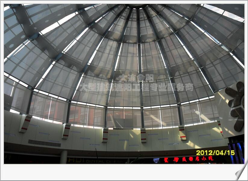 FTS雙電機卷軸式電動天棚簾